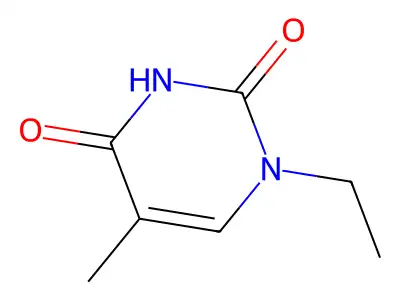 1-Ethylthymine structure