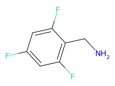 2,4,6-Trifluorobenzylamine structure