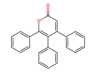 2H-Pyran-2-one, 4,5,6-triphenyl- structure
