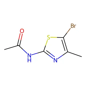 N-(5-溴-4-甲基-1,3-噻唑-2-基)乙酰胺 structure