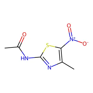 N-(4-甲基-5-硝基-1,3-噻唑-2-基)乙酰胺 structure