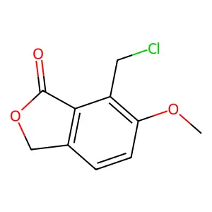 7-(chloromethyl)-6-methoxy-3H-2-benzofuran-1-one structure