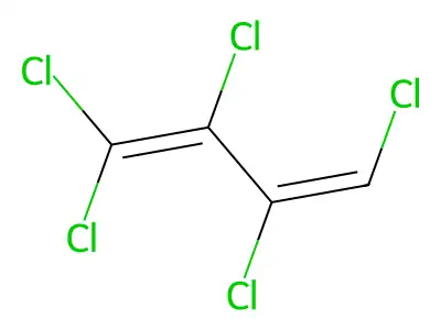 Buta-1,3-diene, 1,1,2,3,4-pentachloro-, (3E)- structure
