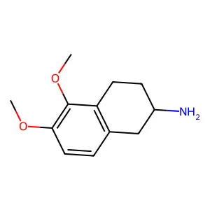 5,6-二甲氧基-1,2,3,4-四氢萘-2-胺 structure