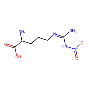 N(G)-硝基精氨酸 structure