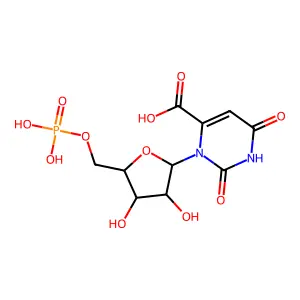 乳清苷-5'-磷酸 structure