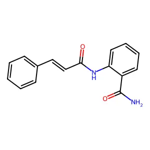 2-(3-Phenylprop-2-enamido)benzamide structure
