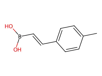 (4-Methylstyryl)boronic acid structure