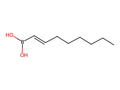 E-1-Octenylboronic acid structure