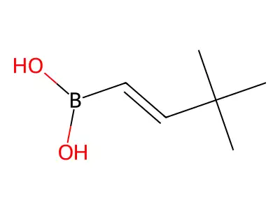 2-tert-Butyl-E-vinylboronic acid structure
