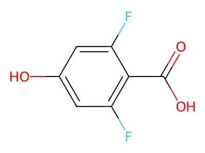 2,6-difluoro-4-Hydroxybenzoic Acid structure