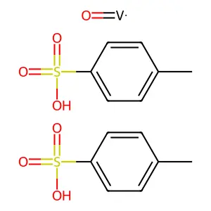 Oxobis(toluene-p-sulphonato)vanadium structure