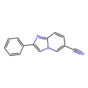 2-Phenylimidazo[1,2-a]pyridine-6-carbonitrile structure