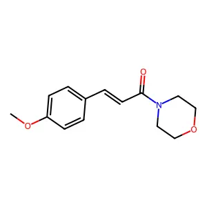 3-(4-Methoxyphenyl)-1-(morpholin-4-yl)prop-2-en-1-one structure