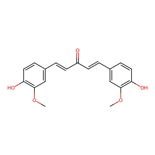 1,5-Bis(4-hydroxy-3-methoxyphenyl)penta-1,4-dien-3-one structure
