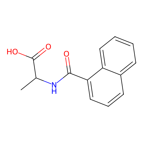N-1-naphthoylalanine structure