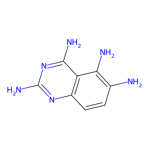 Quinazoline-2,4,5,6-tetramine structure