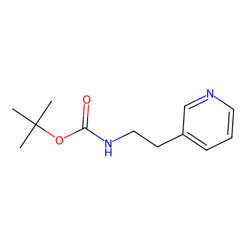 3-(2-Bocaminoethyl)pyridine structure