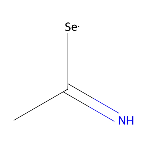 硒代乙酰胺 structure