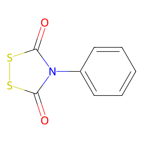 4-Phenyl-1,2,4-dithiazolidine-3,5-dione structure