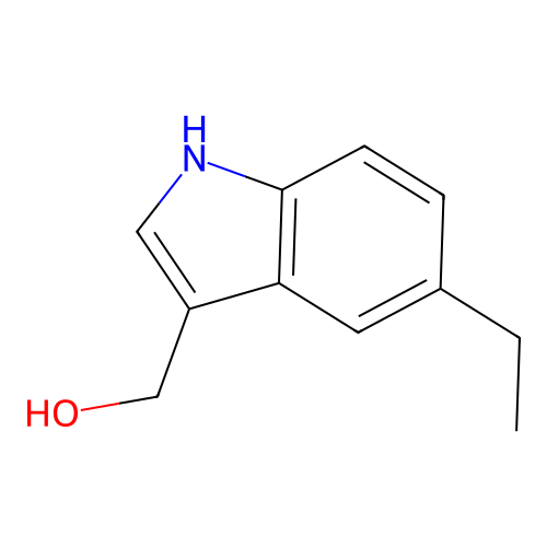 5-Ethyl-1H-indole-3-methanol structure