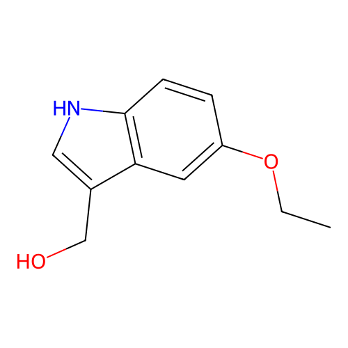 (5-ethoxy-1H-indol-3-yl)methanol structure