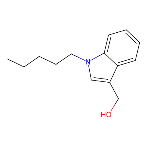 (1-Pentyl-1H-indol-3-yl)methanol structure