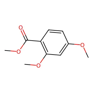Benzoic acid, 2,4-dimethoxy-, methyl ester structure