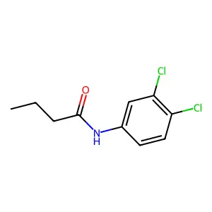 N-(3,4-dichlorophenyl)butanamide structure