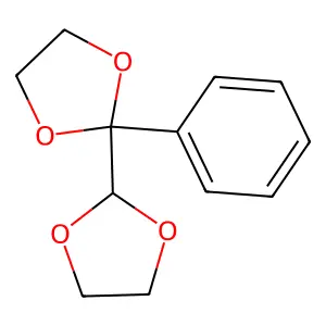 2,2'-Bi-1,3-dioxolane, 2-phenyl- structure