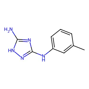 N-(3-Methylphenyl)-1H-1,2,4-triazole-3,5-diamine structure