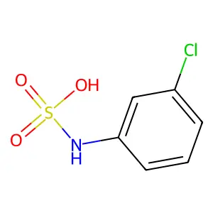N-(3-Chlorophenyl)sulfamic acid structure