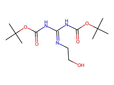 1,3-Di-Boc-2-(2-hydroxyethyl)guanidine structure