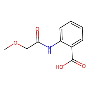 2-[(Methoxyacetyl)amino]benzoic acid structure