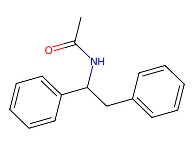 N-(1,2-二苯乙基)乙酰胺 structure