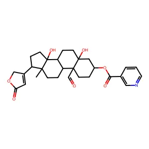 Strophanthidin-3-nicotinate structure
