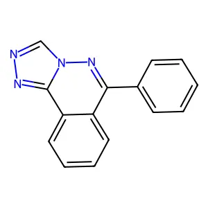 1,2,4-Triazolo(3,4-a)phthalazine, 6-phenyl- structure