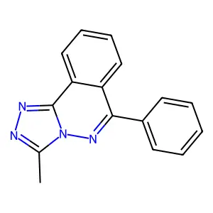 3-Methyl-6-phenyl[1,2,4]triazolo[3,4-a]phthalazine structure