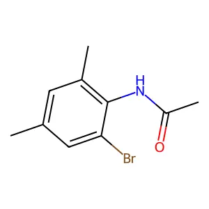 N-(2-bromo-4,6-dimethylphenyl)acetamide structure