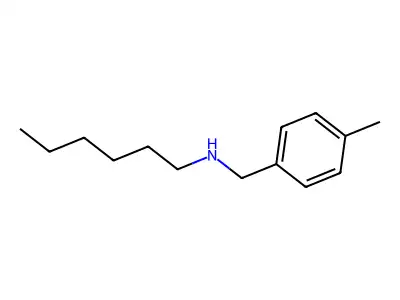 P-Methylbenzyl-hexylamine structure