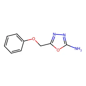 5-(苯氧甲基)-1,3,4-噁二唑-2-胺 structure