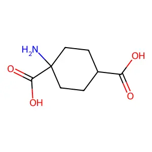 1-氨基环己烷-1,4-二甲酸 structure