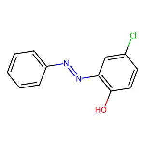 4-Chloro-2-phenylazo-phenol structure