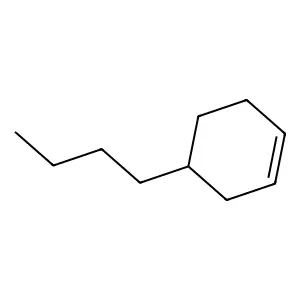 4-Butylcyclohex-1-ene structure
