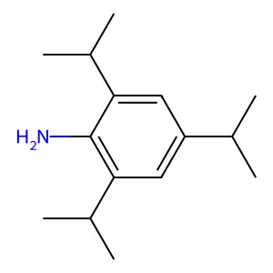 2,4,6-Tri(propan-2-yl)aniline structure
