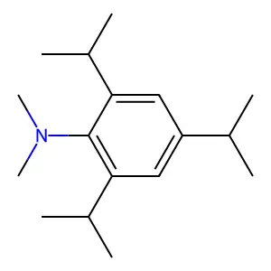 N,N-dimethyl-2,4,6-tri(propan-2-yl)aniline structure