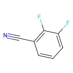 2,3-二氟苯甲腈 structure