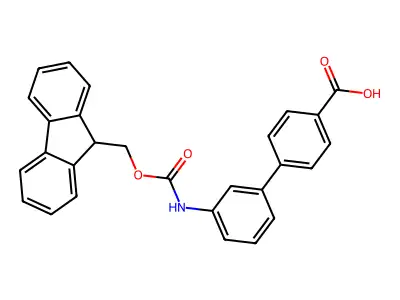 Fmoc-3-amino-4'-carboxybiphenyl structure
