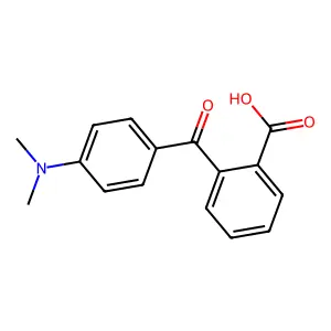 2-[4-(二甲氨基)苯甲酰基]苯甲酸 structure
