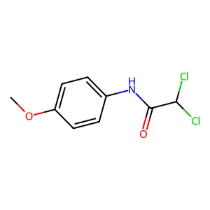 2,2-Dichloro-N-(4-methoxy-phenyl)-acetamide structure